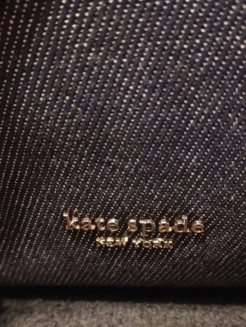 Kate Spade Small Bucket Eva Denim